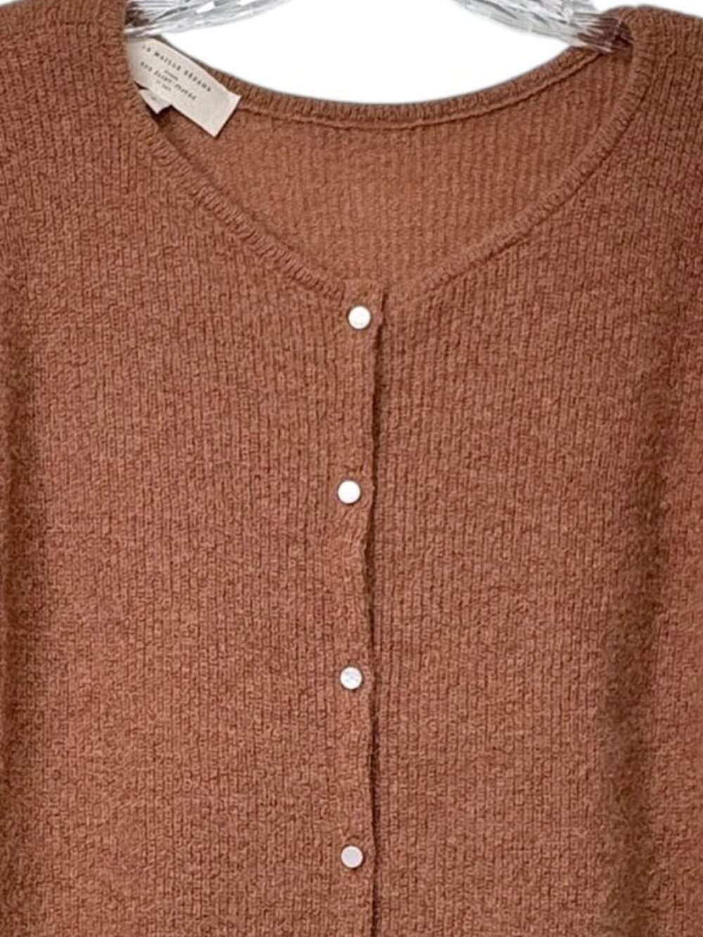 Sézane Gaspard Cardigan Camel - Picture 6 of 8